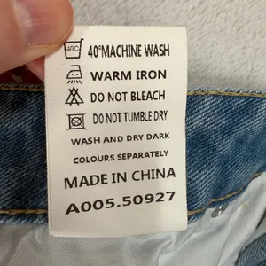 Y2K Baggy Large 34 Jeans Wide Leg High Waisted Blue Medium Wash Grunge Punk 90s thumbnail 7