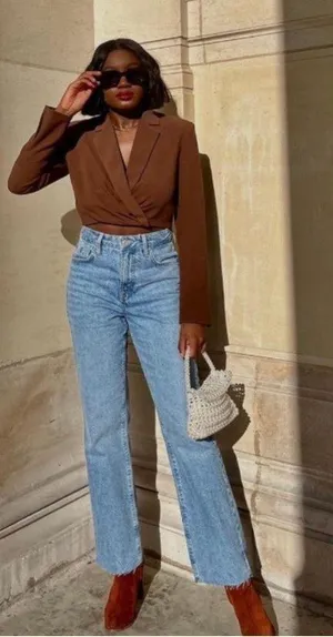 ZARA NWT Wide Leg Jeans thumbnail 1