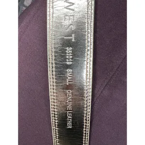 Nine west belt Genuine leather gold y2k small thumbnail 10