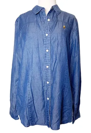 NWOT Pendleton round up let‎ er buck chambray top thumbnail 1