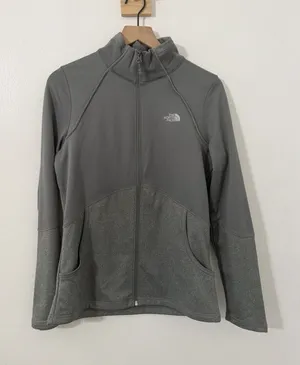 The North Face Full Zip Grey Two Tone Size Medium Pockets Jacket thumbnail 1