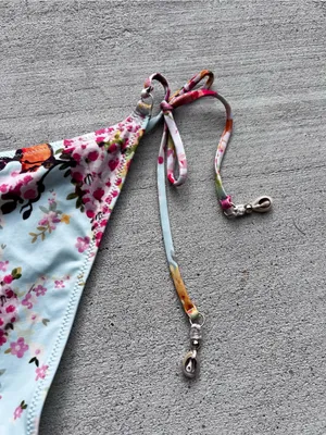 Zimmermann Mint Floral And Birds Side Tie Woman’s Bikini Bottoms size 2-4 thumbnail 7