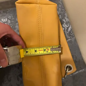 Yellow O Bag with Silver tone Hardware thumbnail 4