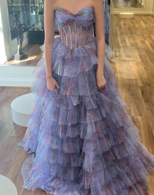 Jovani Prom Dress Purple thumbnail 5