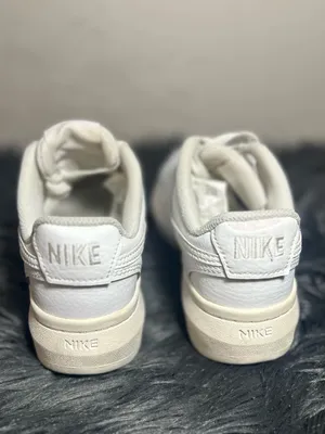 Nike Court Vision Alta White Leather Platform Sneakers Size 5 thumbnail 8