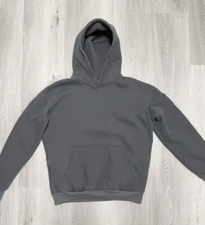Comfrt Steel Grey Essentials Unisex Zip Kangaroo Pockets Hoodie Sweatshirt Large thumbnail 1