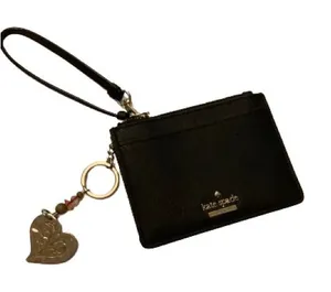 Kate Spade Wallet, Black, Card Holder EUC thumbnail 1