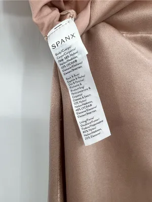 SPANX Open Bust Full Slip Dress Shapewear Adjustable Straps Stretch Nude Medium thumbnail 14