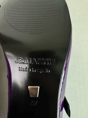 JB Martin Women's Purple Patent Mary Jane Heels thumbnail 7