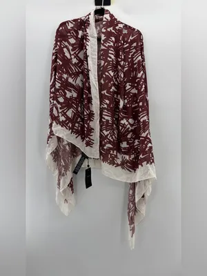 Rag & Bone Sally Sarong in Deep Plum Palm thumbnail 5