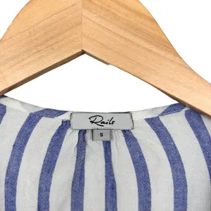 Rails Charlotte Grenadines Stripe Blue White Dress Sz S thumbnail 3