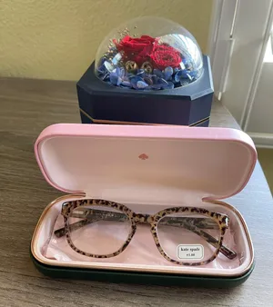 Kate Spade Tabby 50MM Square Reading Glasses 1.0 new with case/clothes thumbnail 1