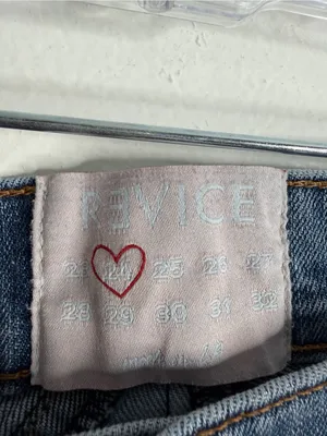 Revice Denim Star/Venus Crop Jeans Stargazer Size 24 Two Tone Y2K Streetwear thumbnail 4