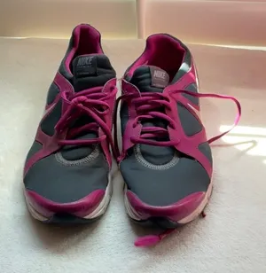 Nike Women's Athletic Shoes in Pink and Gray thumbnail 1