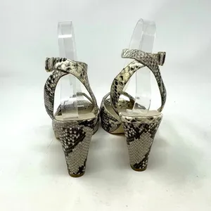 Hobbs London Snake Leather Vivienne‎ Heeled Sandals Size 37 / US 6 thumbnail 9