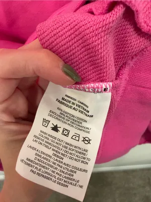 Nike Pro Hot Pink Dri-FIT Oversized Graphic Crewneck Sweatshirt DX0074-623 Small thumbnail 3