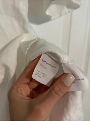 Reformation Simi Linen Dress thumbnail 6