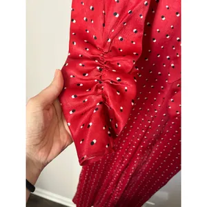 House of Harlow 1960 x Revolve sz. XS Vera Red Polka Dot Jumpsuit thumbnail 6