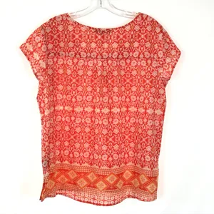 😀 3 for $20 Sanctuary Tie Neck Floral Print Top thumbnail 2