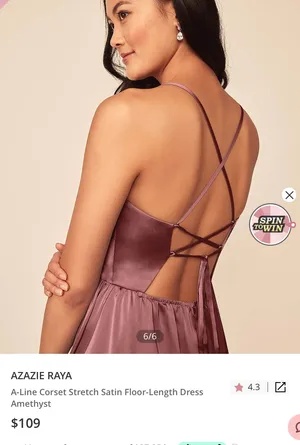 Azazie Bridesmaid Dress Worn ONCE thumbnail 5