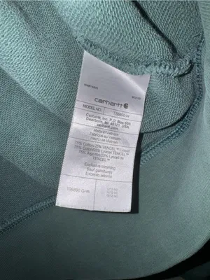 Carhartt Women's Crewneck Sweatshirt in Sage thumbnail 4