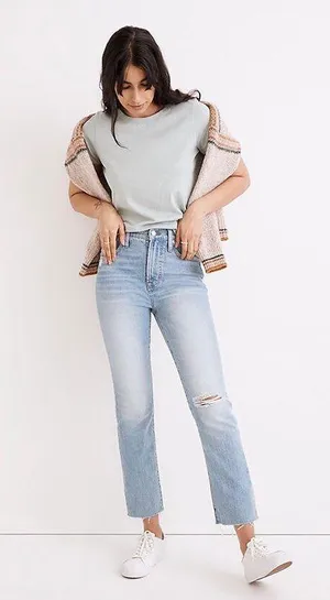 Madewell The Perfect Vintage Jeans Destroyed Edition thumbnail 1