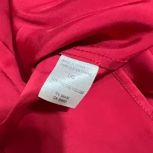 Theory large red short‎ sleeve blouse thumbnail 5