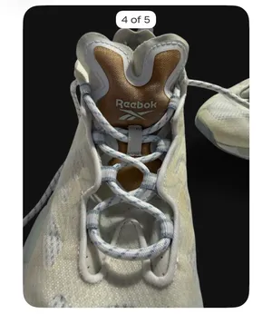 Reebok white trainers, Size US 7 thumbnail 4