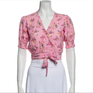 La Colle Top in Pink Juliette Floral FAITHFULL THE BRAND revolve thumbnail 2