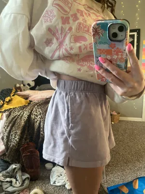Garage Terry Shorts Purple small thumbnail 5