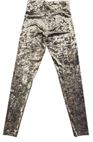 Aerie Blue Crushed Velvet Leggings thumbnail 3