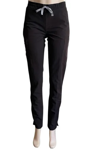 FIGS. Women's Black Cargo Pants thumbnail 1