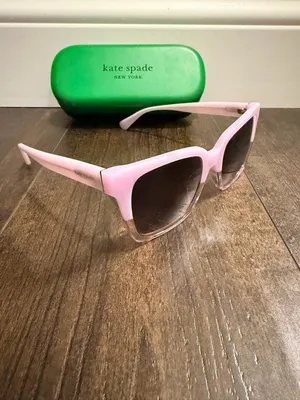 NEW Kate Spade Harlow Gradient Square Sunglasses - Violet thumbnail 3