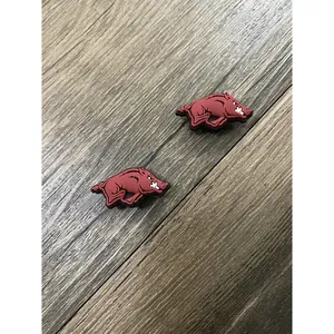 University of Arkansas Razorbacks College Charm For Crocs Shoe Charms - 2 Pieces thumbnail 2