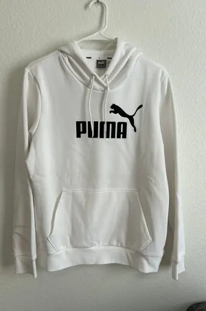 White Workout Hoodie thumbnail 1
