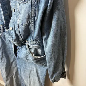 Zara Denim Jumpsuit Size M thumbnail 6