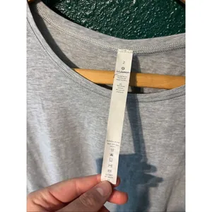 Lululemon Gray Asymmetrical Oversized Shirt Size Small 2 thumbnail 3