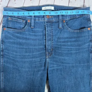 Madewell 10 High‎ Rise Skinny Jeans Dark Wash Women Size 31 FA20 thumbnail 8