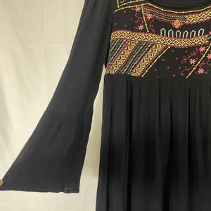 Savanna Jane Renaissance Aline Flare Dress - Women Size L - Black thumbnail 3