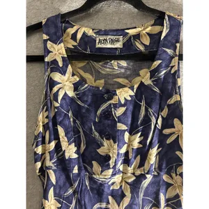 Alyn Paige Midi Tank dress small blue floral‎ thumbnail 7