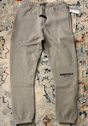 Essentials Fear Of God Sweatpants Dark Oatmeal large thumbnail 1