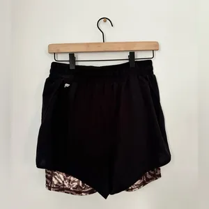 Fabletics Black Sloan Running Short| Women Athletic Shorts | Small thumbnail 2
