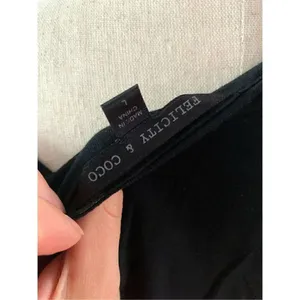 Feliciti and coco black maxi dress long size large thumbnail 5