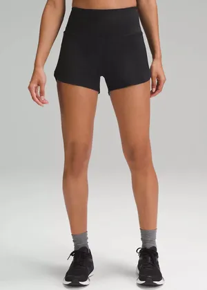 Lululemon Speed Up Shorts 4” In Black thumbnail 1