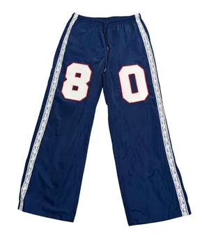 Edikted Track Pants Women Medium Navy Blue Excellent‎ 1980 Lace Trim Wide Leg thumbnail 1