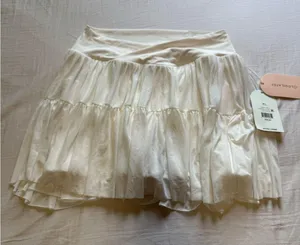 Blogilates Women's Ballerina Skort - Cream XL thumbnail 4