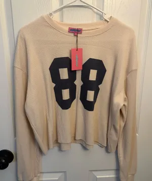 Edikted Waffle Knit Long Sleeve  thumbnail 1