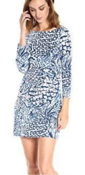 Lilly Pulitzer Sophie dress in the Indigo Home‎ Slice print medium thumbnail 1