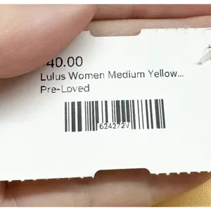 Lulus‎ Dress Women Medium Love Poem Canary Yellow Lace Overlay Sleeveless Mini thumbnail 3