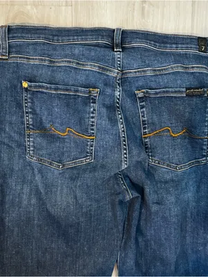 7 for all mankind Women's High-Rise Crop Skinny Jeans Dark wash plus size 32 thumbnail 6